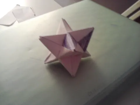 origami 3D zvijezda