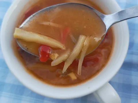 Hot and spicy thai pileća juha