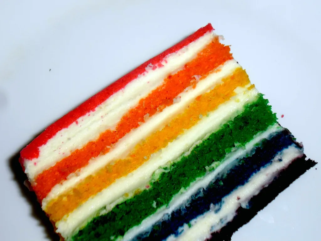 Rainbow cake,torta Duga