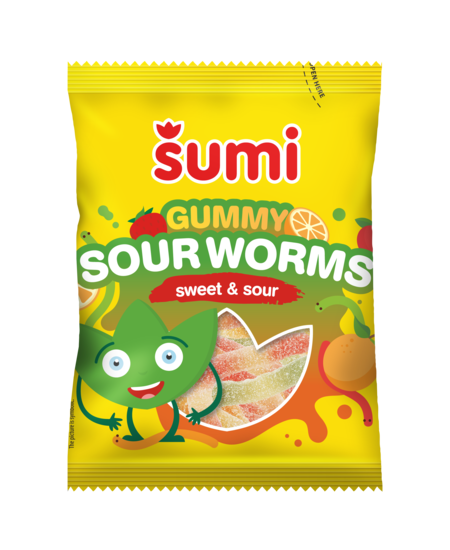 Gumeni bomboni sour worms