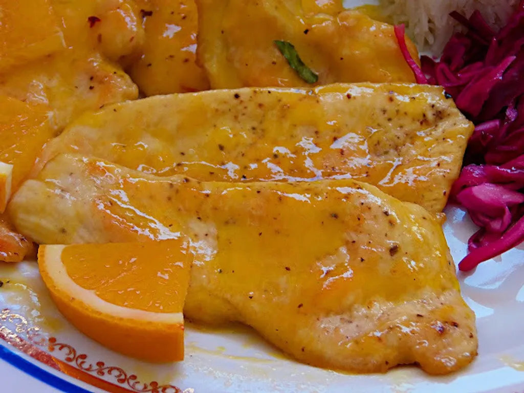 Piletina sa kremom od naranče