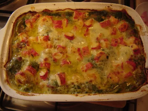 zelene surimi lasagne
