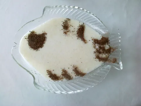 Ribica-griz na mlijeku sa čoksom
