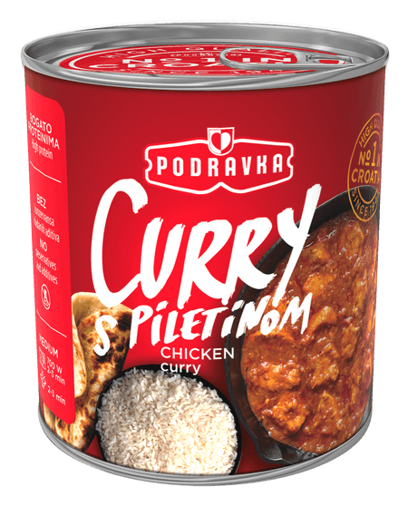 Curry s piščancem