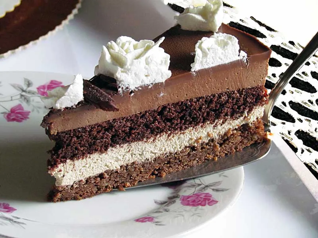 Chocolate macchiato torta