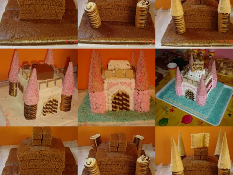 Postupak izrade Dvorac torte, 2 dio
