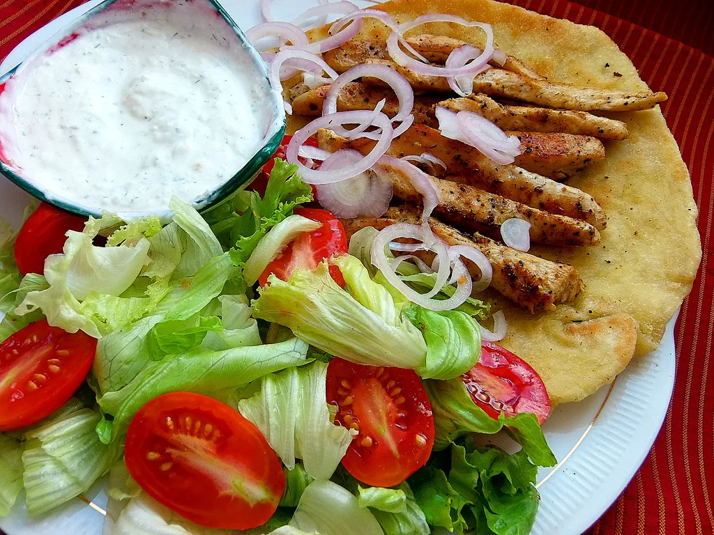 Mirisni Souvlaki(grčki kebab s piletinom)
