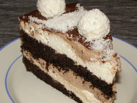Čokoladna-rafaello torta
