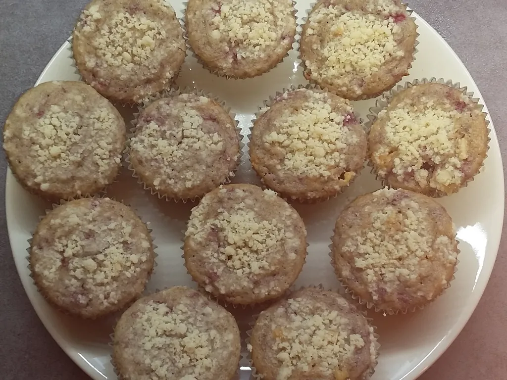 muffini sa malinama i bijelom čokoladom