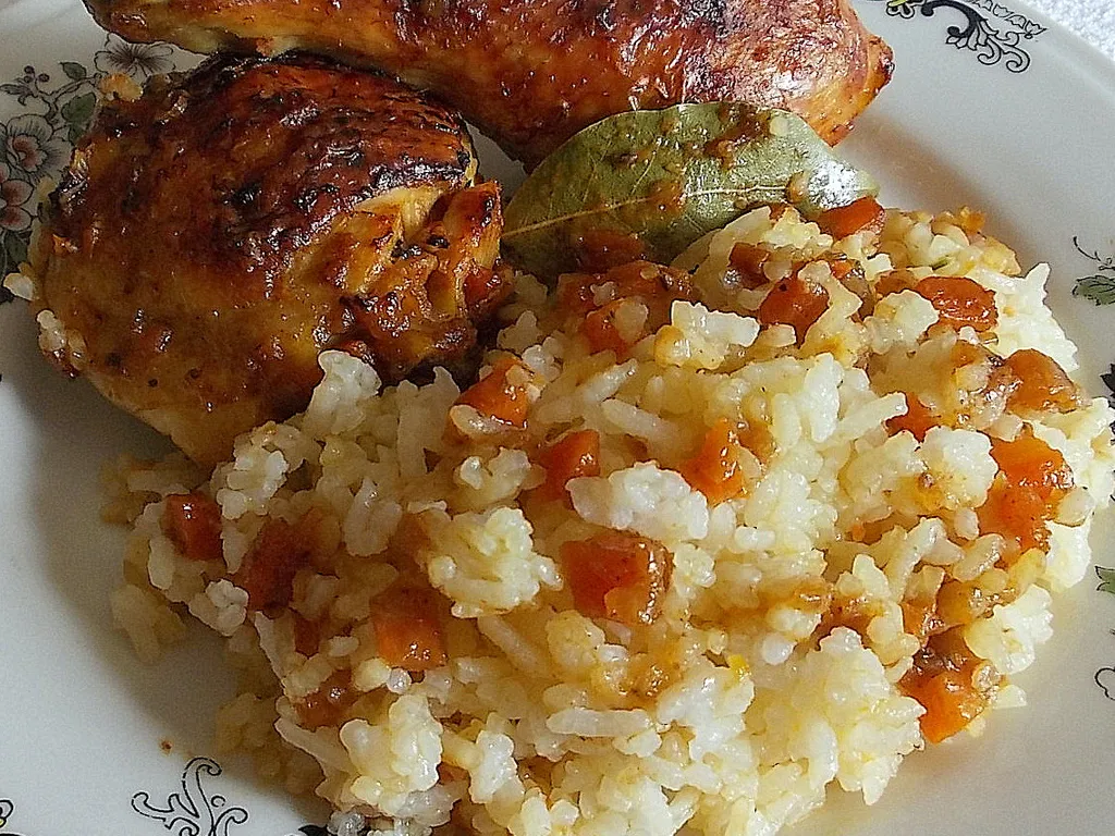 Zapečena riža sa piletinom