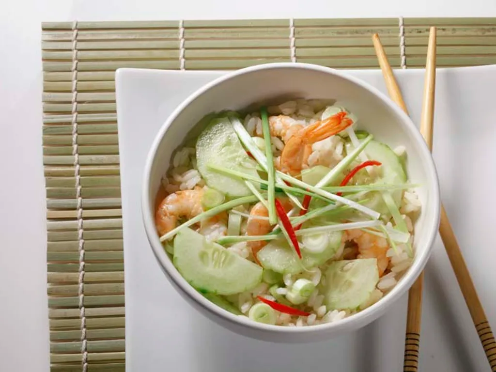 Japanska salata od riže i kozica