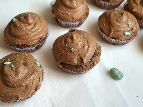 Mint and Chocolate Cupcakes