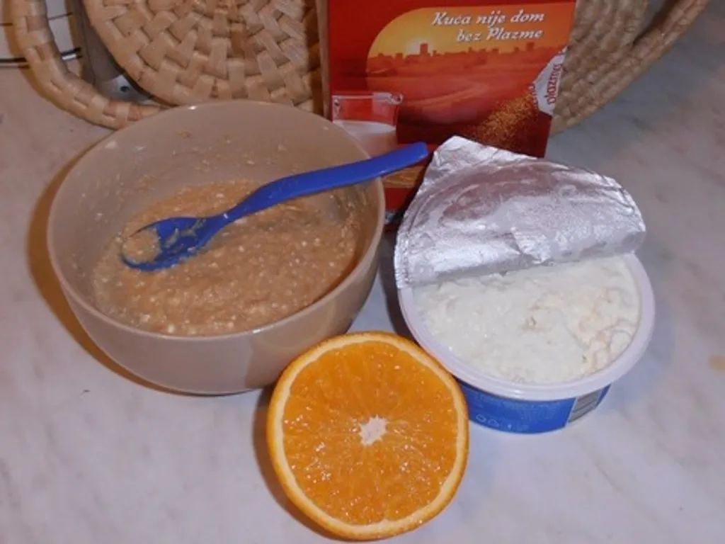 Kašica od keksa, naranče i svježeg sira  8+