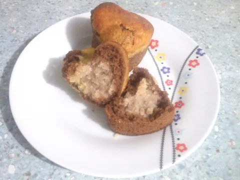 Mramorni muffini s kesten pireom
