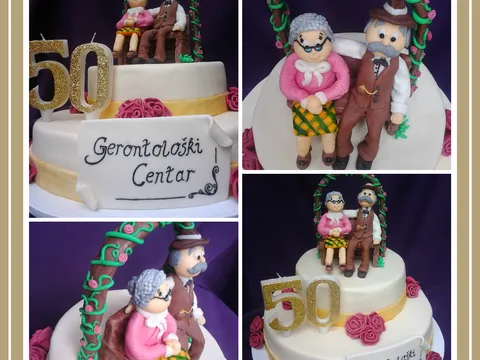 Torta za 50 godina Gerontoloskog centra u Jagodini