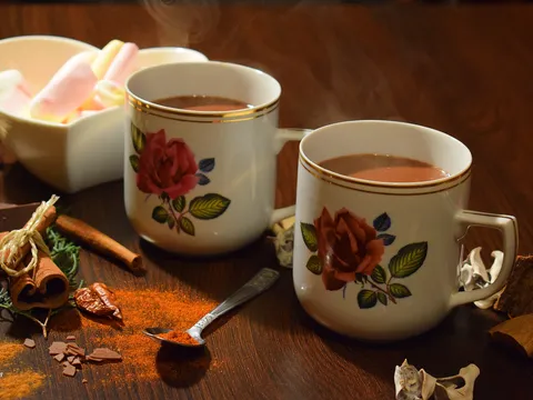 ღ Mexican Spiced Hot Chocolate