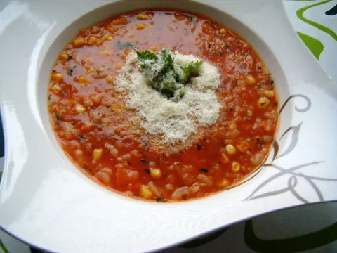 Vegetarijanska juha s rižom