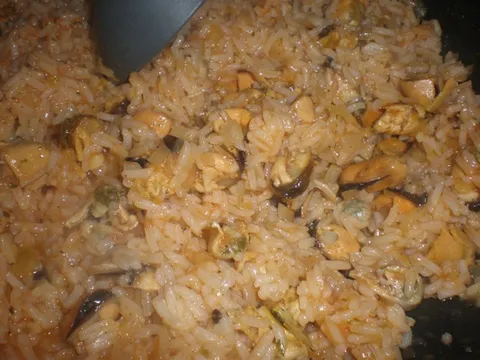 Dagnje s rižom