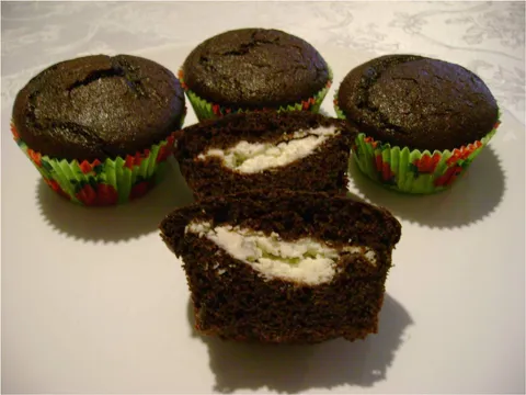 Muffini s kakaom, vrhnjem i ricottom
