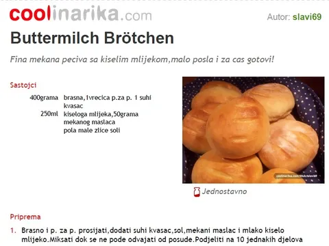 •Buttermilch Brötchen recept od slavi69♥•