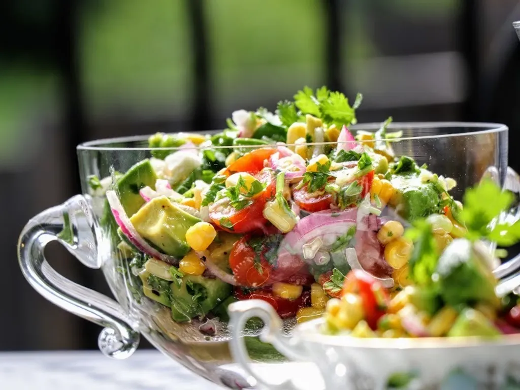 Salata od avokada i kukuruza ( Avocado corn salad )