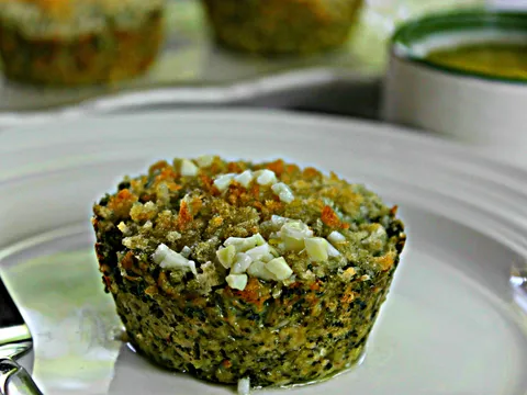 Broccoli and bean muffins...