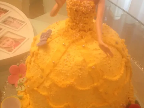 Barbie-Belle princeza torta
