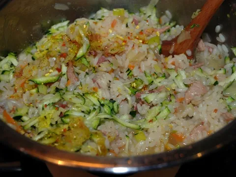 Kuhamo rižoto s teletinom