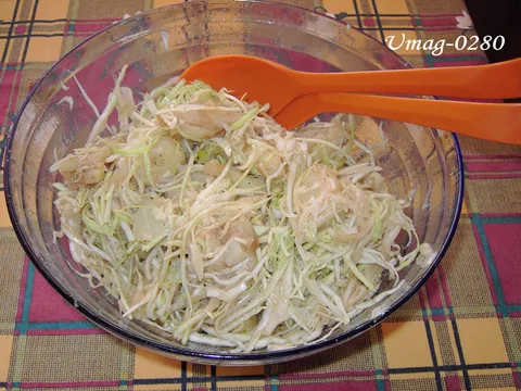 Salata od svježeg kupusa i krumpira s kvakom 22