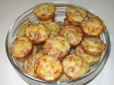 Mini pizza cheese puffs, recept by Pomoravka