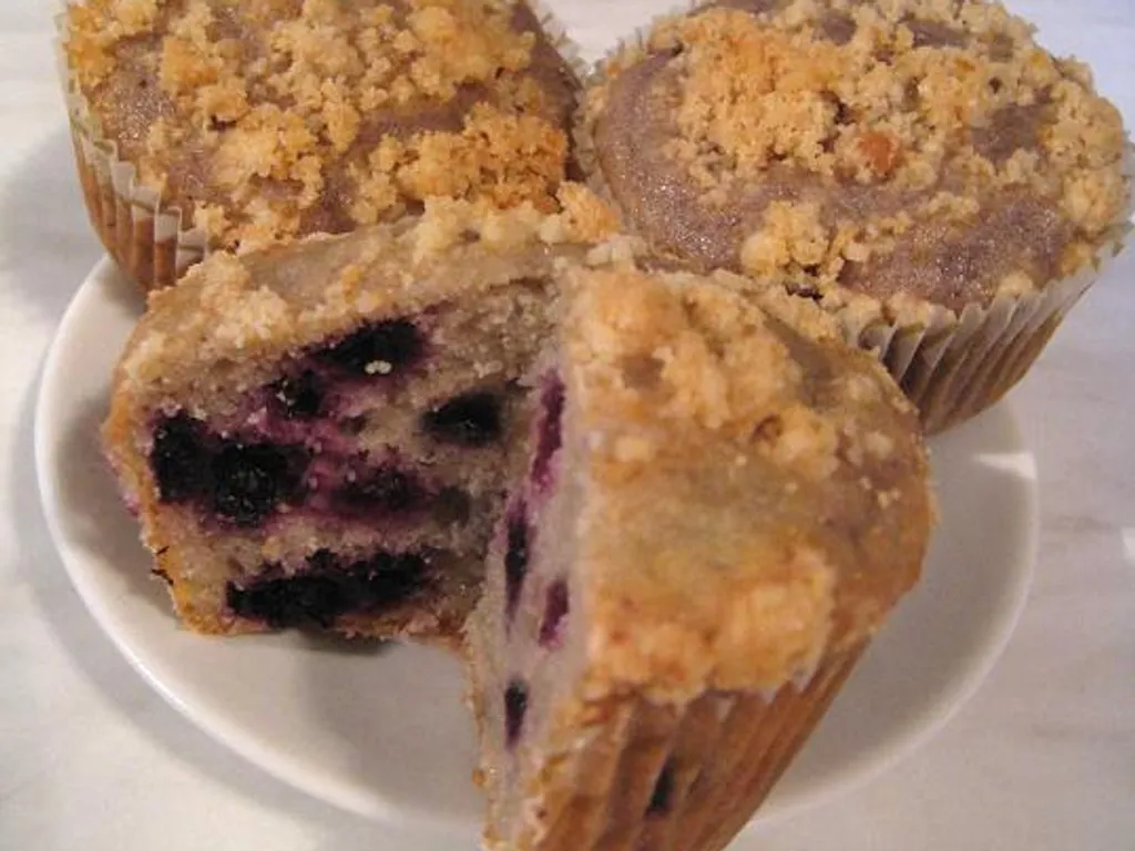 Blueberry Streusel muffini