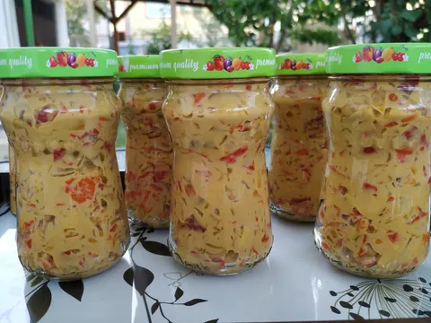 Paprike u senfu - zimnica