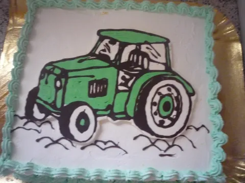 traktor torta