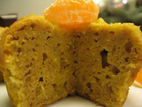 mandarinin muffin iznutra