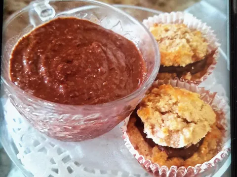 Sugar free nutella and coconut flour muffins