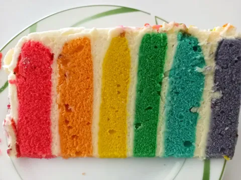Rainbow cake - dugina torta