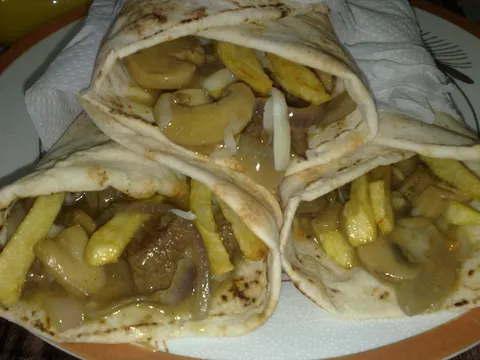 tortilje , sendvic fahita by me :)