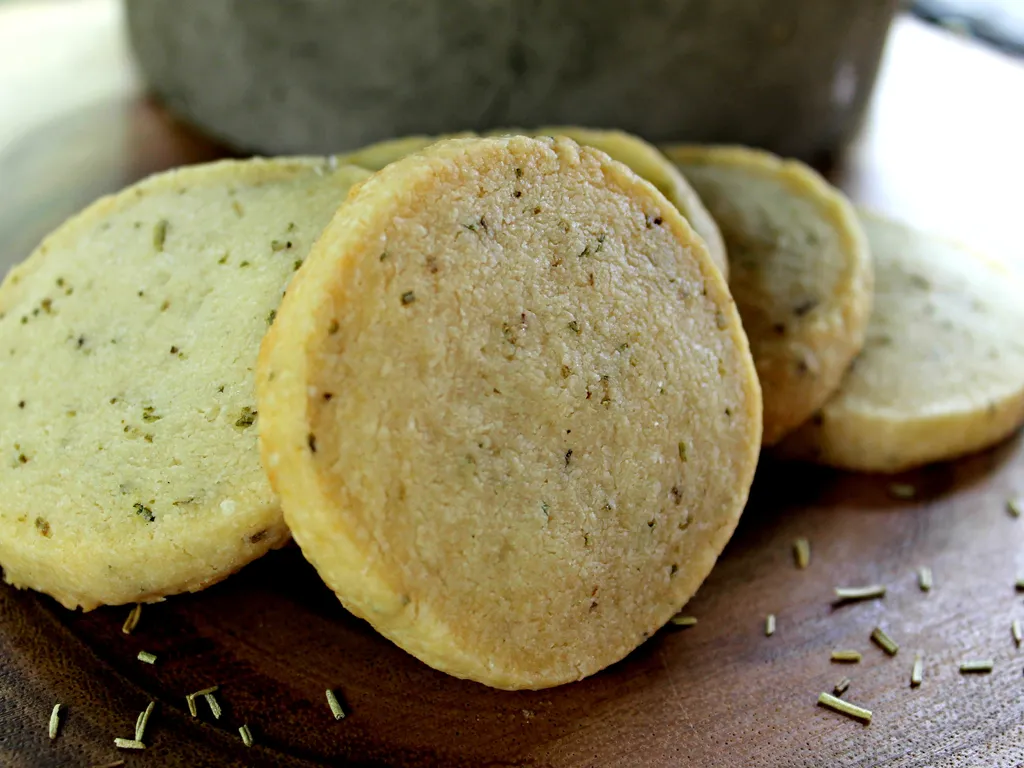 Rosemary-Parmesan Crackers...
