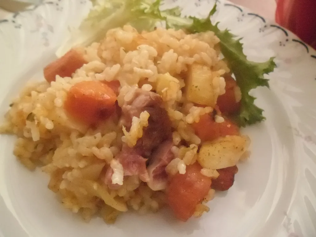 Riža i povrće iz pećnice
