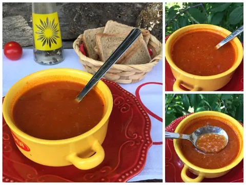 Tomato Kinoa soup - BlueSuna