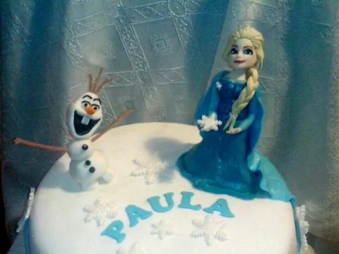 Snježno kraljevstvo torta za moju djevojčicu !!!