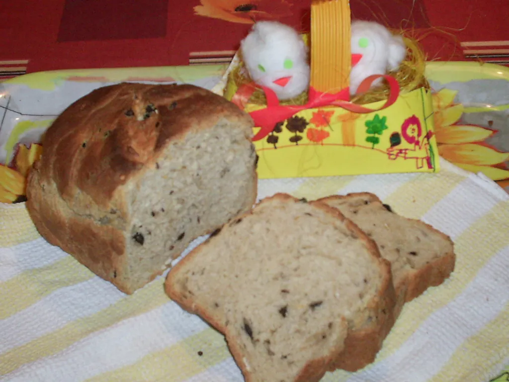 Kruh s maslinama i sjemenkama