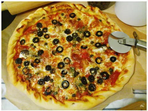 Moja ''viška'' pizza iliti pizza siciliana