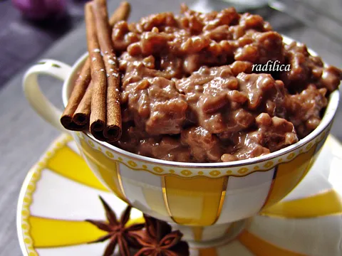 Čokoladni Sutlijaš (Chocolate Rice Pudding)