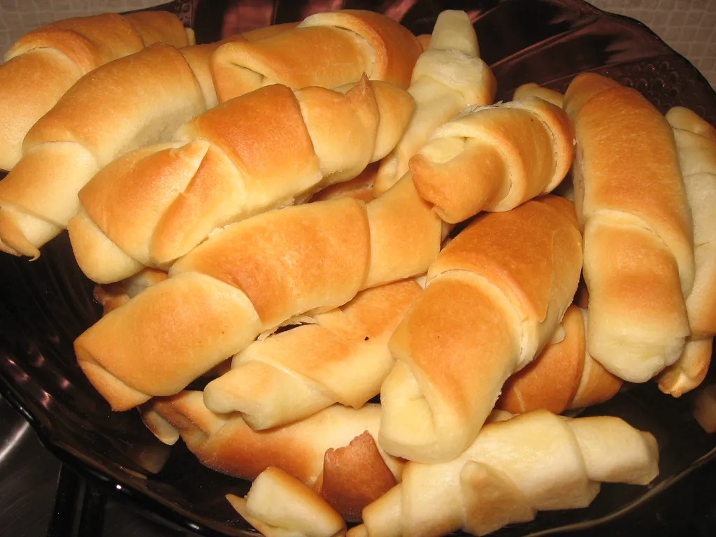Kiflice iz pekača za kruh