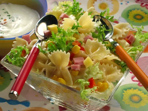Šarena salata s tjesteninom