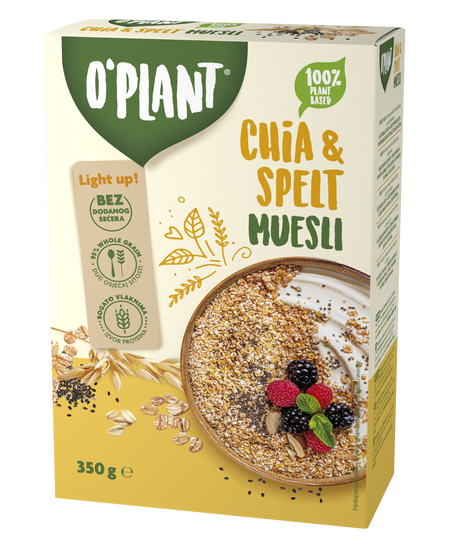 Chia&spelt muesli