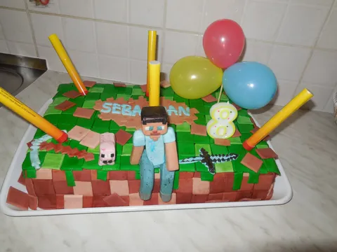 Torta Minecraft