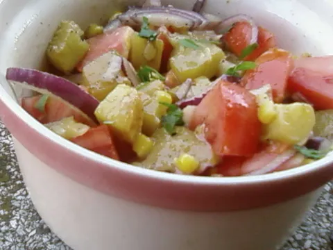 Jednostavna dijetalna salata kao obrok