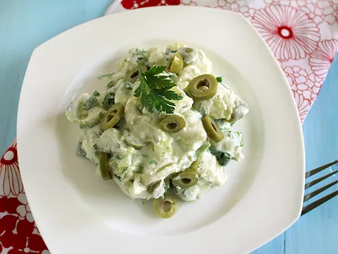 Topla salata od krumpira i feta sira by Ivannna